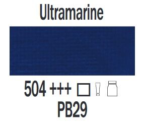 Farba akrylowa ArtCreation Talens 750 ml Ultramarine nr 504